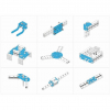 Ресурсный набор Bracket Robot Pack-Blue - «globural.ru» - Воронеж