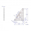 Треугольная пластина из анодированного алюминия Triangle Plate 6*8 (Pair) - «globural.ru» - Воронеж