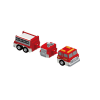 Магнитный конструктор Транспорт "Смешай и собери". Серия Пожарная и спасательная техника. Комплект на группу - «globural.ru» - Воронеж