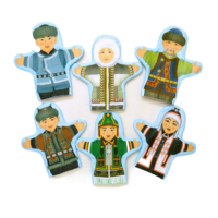 Набор рукавичек "Семья якутская" - «globural.ru» - Воронеж