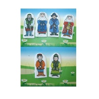 Набор пальчиковых кукол "Семья казахская" - «globural.ru» - Воронеж