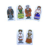 Набор пальчиковых кукол "Семья казаков" - «globural.ru» - Воронеж