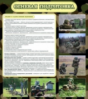 Стенд "Огневая подготовка" (вариант 2) - «globural.ru» - Воронеж