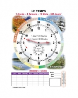 Le temps. Учебно наглядные пособия по французскому языку - «globural.ru» - Воронеж