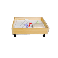 Игровой набор для экспериментов с песком "Песочница" (бук) - «globural.ru» - Воронеж