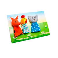 Набор пальчиковых кукол к сказке "Кот, Петух и Лиса" - «globural.ru» - Воронеж