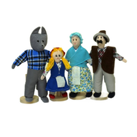 Набор шагающих кукол к сказке "Красная Шапочка" - «globural.ru» - Воронеж