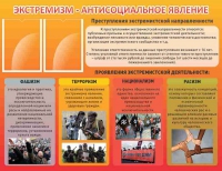Стенд "Экстремизм-антисоциальное явление" - «globural.ru» - Воронеж