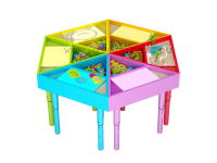 Творческая лаборатория. Стол для детей. Комплектация максимальная. - «globural.ru» - Воронеж