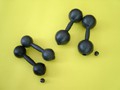 Гантели пластмассовые 0,45 кг с наполнителем - «globural.ru» - Воронеж