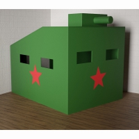 Игровой домик «Танк» - «globural.ru» - Воронеж
