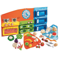 Дидактическое панно "Моя кухня" с комплектом дидактических мягких продуктов (ВИК) - «globural.ru» - Воронеж