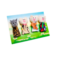 Набор пальчиковых кукол к сказке "Три поросенка" - «globural.ru» - Воронеж