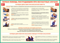 Таблица Порядок действий при внезапной смерти 1000*1400 винил - «globural.ru» - Воронеж