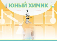 Стенд "Юный химик" (вариант 1) - «globural.ru» - Воронеж