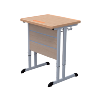 Стол ученический одноместный на плоскоовальной трубе 3-7 гр.р. - «globural.ru» - Воронеж