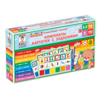 Развивающий тренажёр "Разноцветные окошки" 3-5 лет. Дополнительный набор карточек к базовому комплекту - «globural.ru» - Воронеж