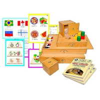 Игровой набор "Дары Фребеля" с методическим пособием - «globural.ru» - Воронеж