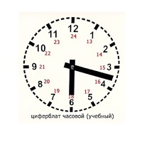 Часовой циферблат раздаточный - «globural.ru» - Воронеж