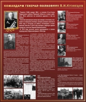 Тематический исторический стенд "Командарм генерал-полковник ВИ Кузнецов" - «globural.ru» - Воронеж