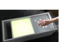 Интерактивный стол «Малыш», совмещенный со столом для рисования песком и с кармашком для песка - «globural.ru» - Воронеж