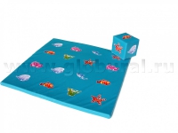 Игровой детский мат «Море» с кубиком (ВИК) - «globural.ru» - Воронеж