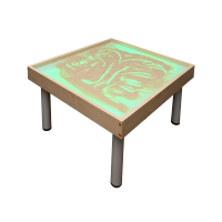 Столик на ножках для рисования песком Радуга. Подсветка RGB - «globural.ru» - Воронеж