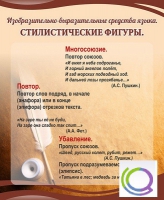 Стенд "Стилистические фигуры" в ассортименте - «globural.ru» - Воронеж