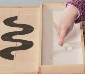 Комплект психолога Пертра. Дополнительный набор с песком для развития графомоторики c пластинами - «globural.ru» - Воронеж