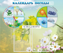 Стенд "Календарь погоды" - «globural.ru» - Воронеж