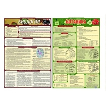 Таблица раздаточная Биология Часть1 А4 ламинированная - «globural.ru» - Воронеж