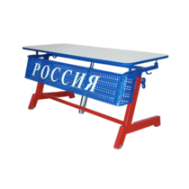 Стол ученический двухместный "Патриот-2п" на газовом лифте (р.гр. № 3-7 и наклоном столешницы ) - «globural.ru» - Воронеж
