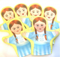 Набор кукол - рукавичек  "Эмоции. Девочки" - «globural.ru» - Воронеж