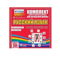 Комплект демонстрационных материалов. Касса букв, слогов, звуковых схем с набором интерактивных таблиц. Русский язык. - «globural.ru» - Воронеж