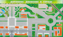 Доска магнитно-маркерная панорамная "Дорожное движение в городе" - «globural.ru» - Воронеж