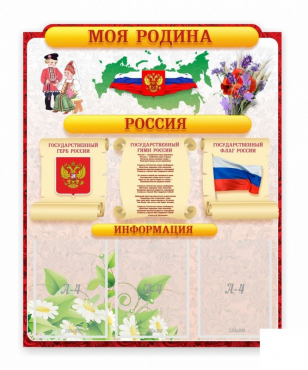 Стенд "Наша родина Россия" - «globural.ru» - Воронеж