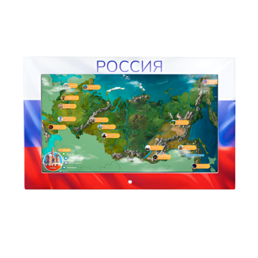 Интерактивная панель «Цвета России»  - «globural.ru» - Воронеж