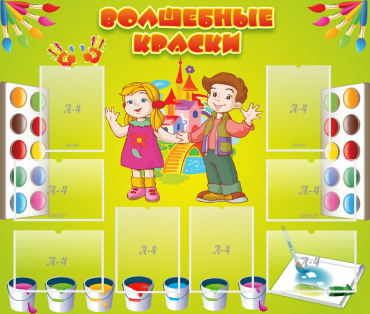 Стенд "Волшебные краски" - «globural.ru» - Воронеж