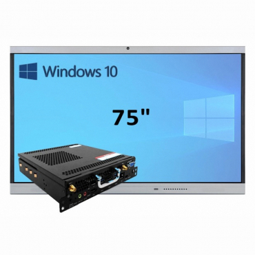 Интерактивная панель 75" (встроенный ПК, Win10, Intel i5) - «globural.ru» - Воронеж
