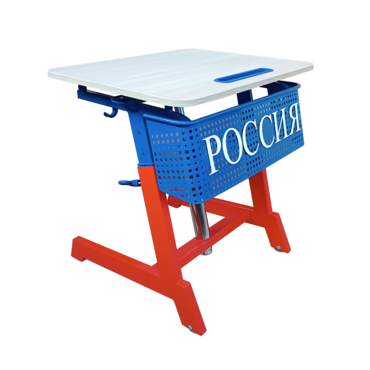 Стол ученический одноместный "Патриот-1п" на газовом лифте (р.гр. № 3-7 и наклоном столешницы ) - «globural.ru» - Воронеж